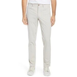 Samuelsohn Elite Tech 5-Pocket Pant Mens 38 Regular Waterproof Stone Gray B70